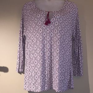 Lucy & Laurel Stretch Soft Blouse